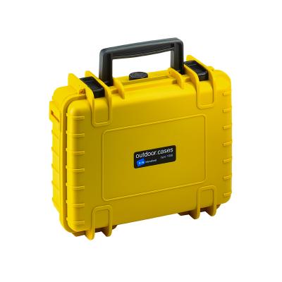 OUTDOOR kuffert i gul med skum polstring 250x175x95 mm Volume: 4,1 L Model: 1000/Y/SI